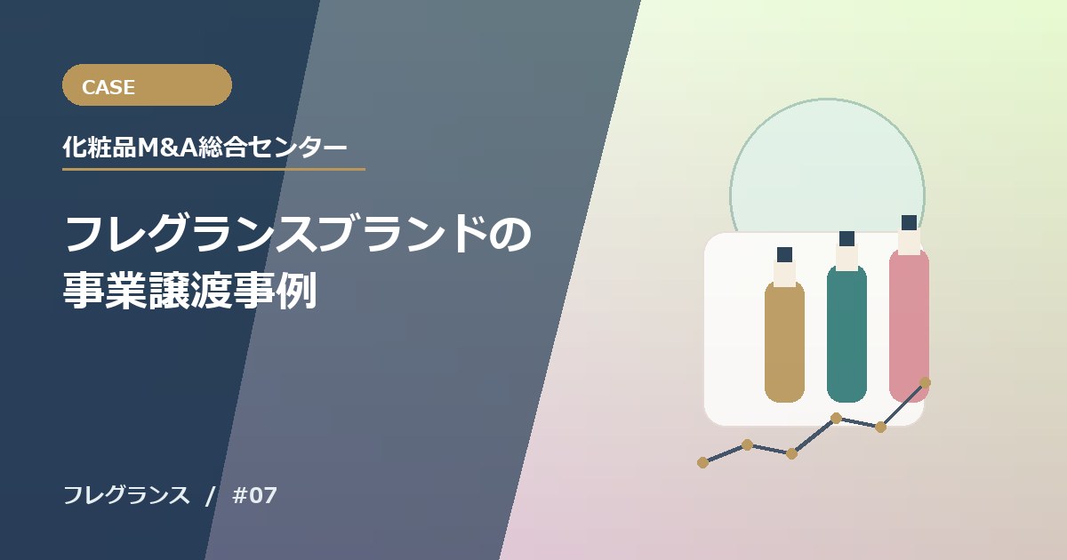 フレグランスブランドの事業譲渡事例