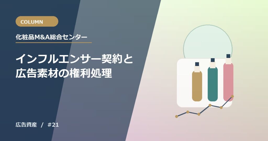 インフルエンサー契約と広告素材の権利処理