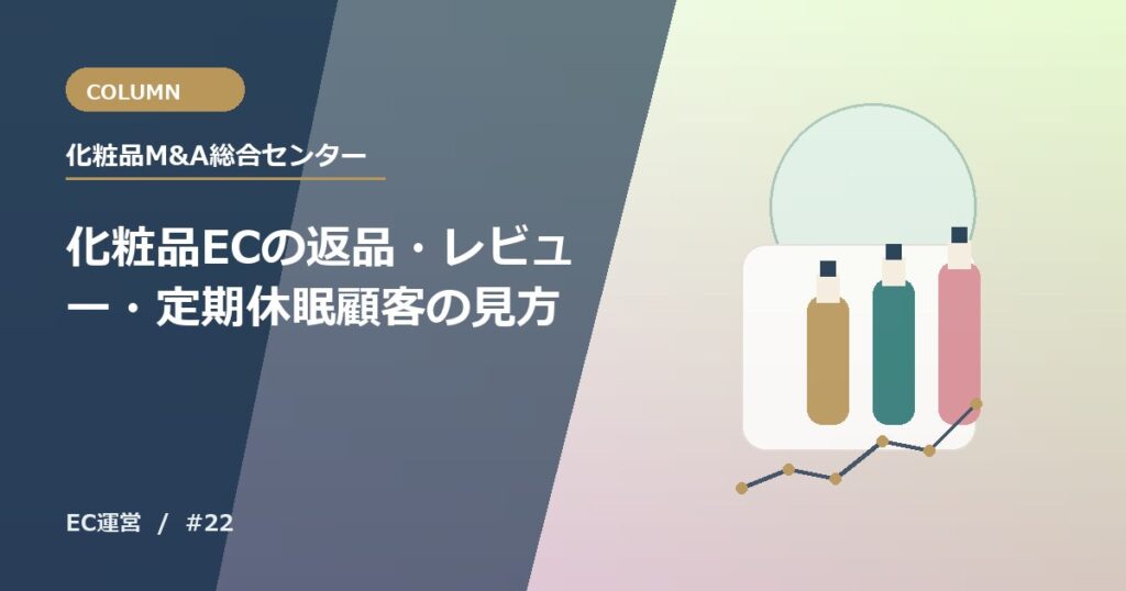 化粧品ECの返品・レビュー・定期休眠顧客の見方